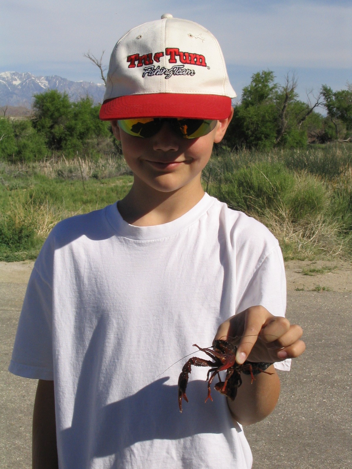 Josh with Crawdad